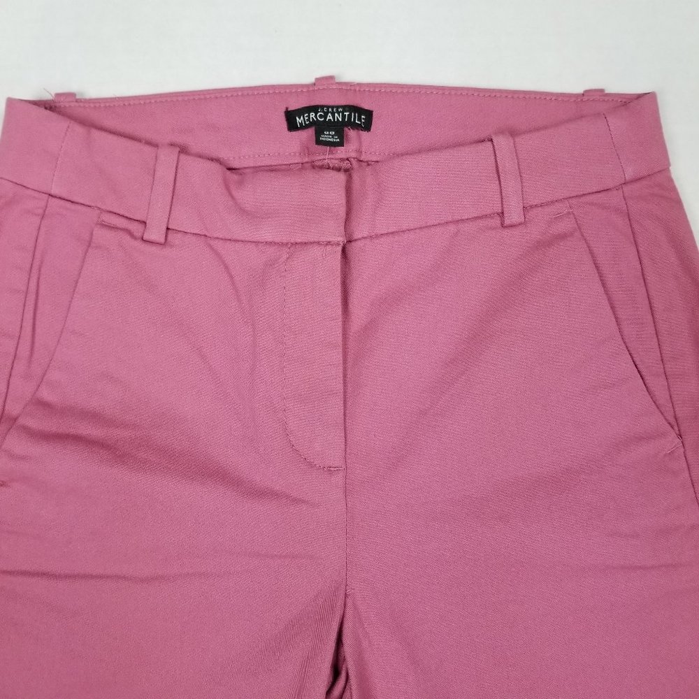 J. Crew Effortless Slim Crop Pant Pink NWT - Picture 4 of 10